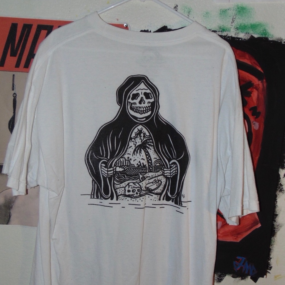 Sketchy tank White T-shirt.